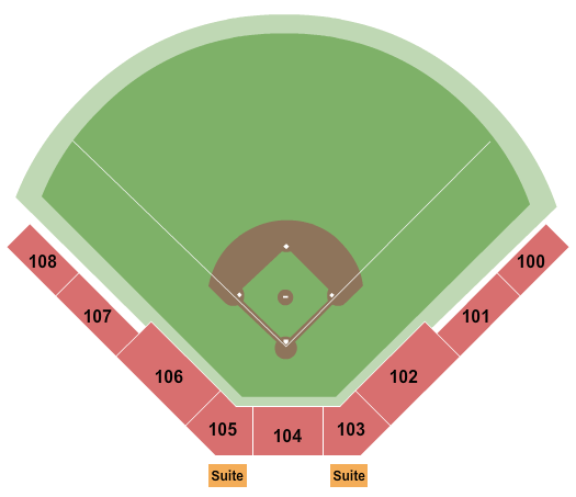 OrthoGeorgia Park At Claude Smith Field Baseball Seating Chart