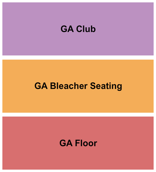 seating chart for Oshkosh Arena - GA By Level - eventticketscenter.com