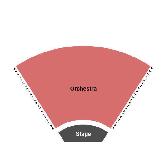 Osterhout Theater At Anderson Center For The Arts Endstage No Pit/Lawn Seating Chart