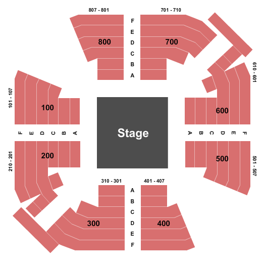 Outcalt Theatre Endstage Seating Chart