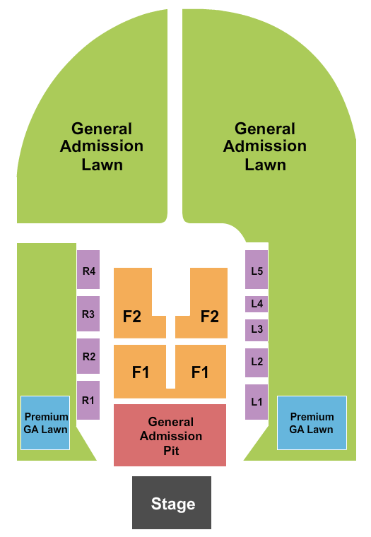 Outdoor Amphitheater At Ford Idaho Center Korn Seating Chart