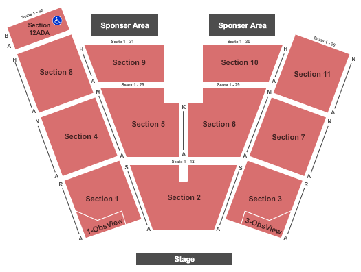 BECU Live at Northern Quest Resort & Casino EndStage 2 Seating Chart