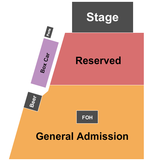 Outdoors At Fargo Brewing Company Reserved & GA Seating Chart