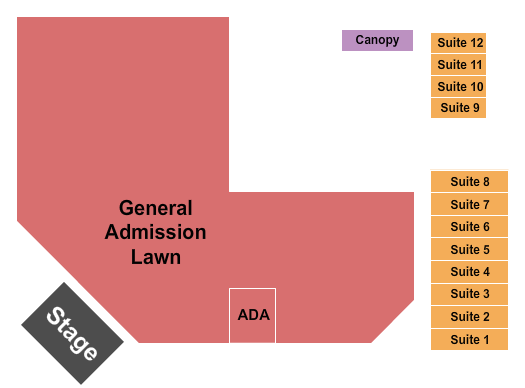 Outlaw Field at The Idaho Botanical Garden Seating Chart