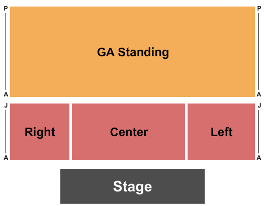 Ovation Hall Seating Chart