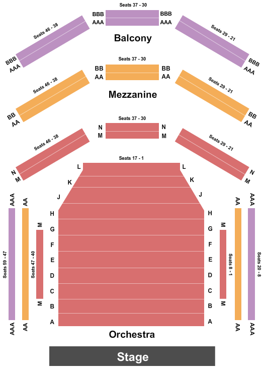 Goodman Theatre Seating Chart In Chicago Il