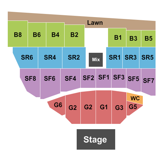 Oxbow Riverstage Seating Chart