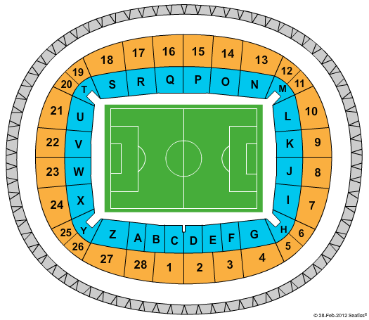 Polsat Plus Arena Soccer Seating Chart