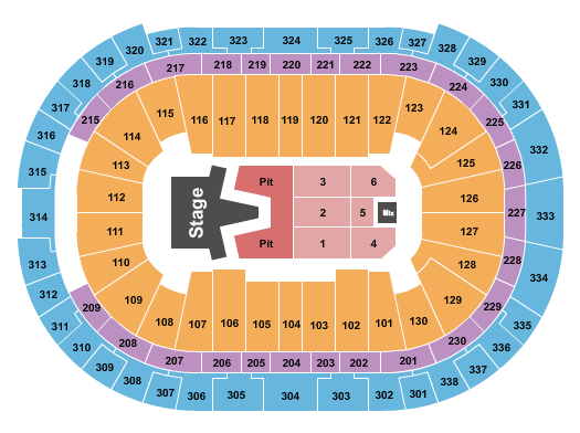 PNC Arena AJR Seating Chart