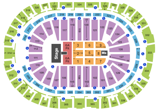 PNC Arena Alan Jackson Seating Chart