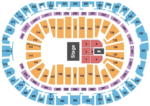 PNC Arena Alejandro Fernandez Seating Chart
