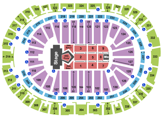 PNC Arena Backstreet Boys Seating Chart
