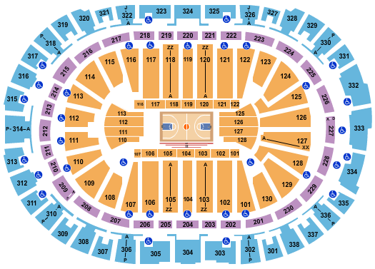 James T. Valvano Arena at Reynolds Coliseum Basketball Seating Chart
