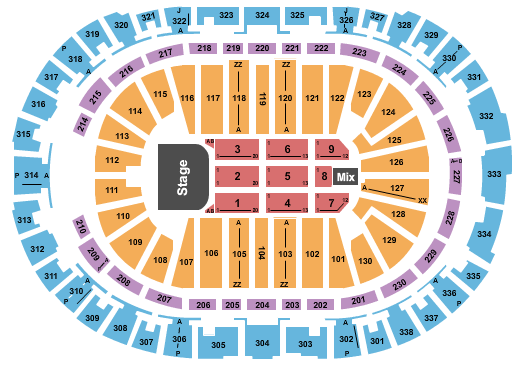 PNC Arena Bon Jovi Seating Chart