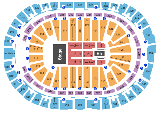 PNC Arena Bruno Mars Seating Chart