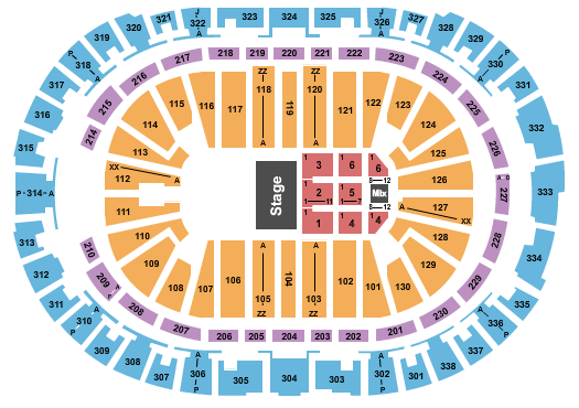 PNC Arena Capital City Music Festival Seating Chart