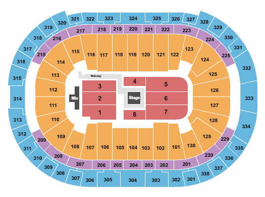PNC Arena CenterStage Seating Chart