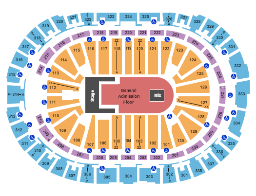 PNC Arena Chainsmokers Seating Chart
