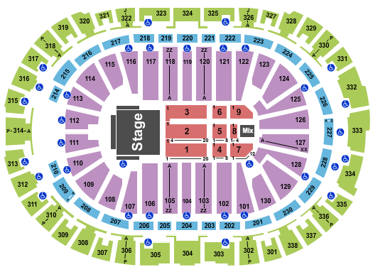 PNC Arena Chris Brown Seating Chart