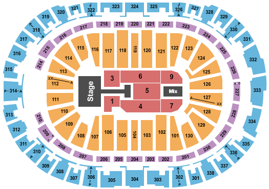PNC Arena Chris Tomlin Seating Chart