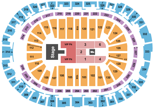 PNC Arena Cody Johnson Seating Chart