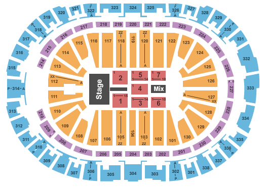 PNC Arena Demi Lovato Seating Chart