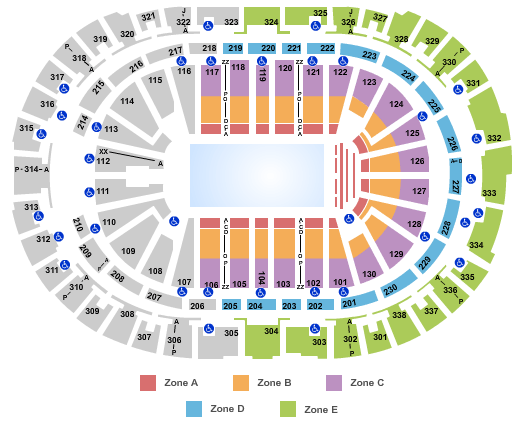 PNC Arena Disney On Ice - IntZone Seating Chart