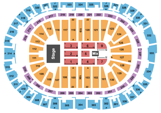 PNC Arena Eagles Seating Chart