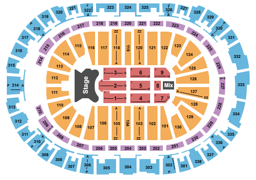 PNC Arena Elton John Seating Chart