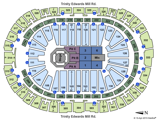 PNC Arena Eric Church Seating Chart