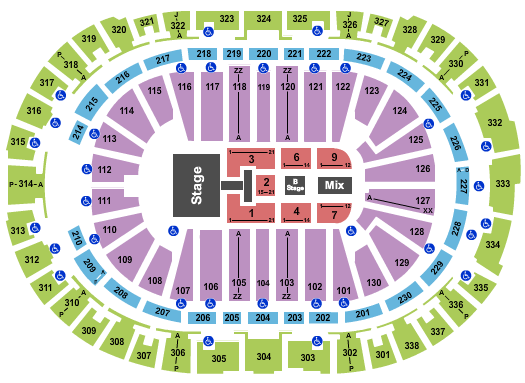 PNC Arena For King and Country Seating Chart