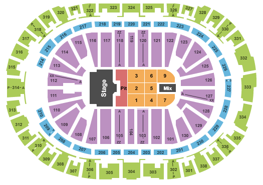 PNC Arena Guns N Roses Seating Chart