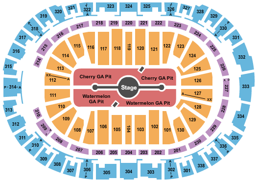 PNC Arena Harry Styles Seating Chart