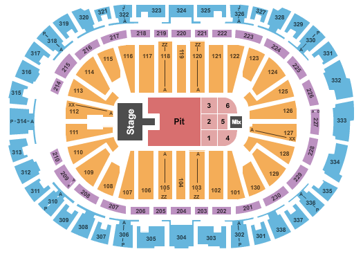 PNC Arena Hootie & The Blowfish Seating Chart