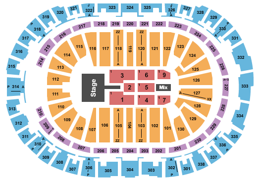 PNC Arena Journey & Def Leppard Seating Chart