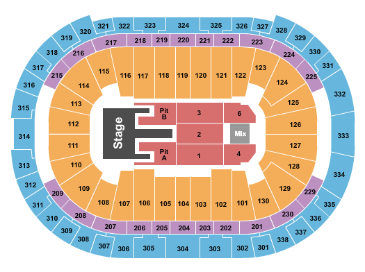 PNC Arena Kane Brown Seating Chart