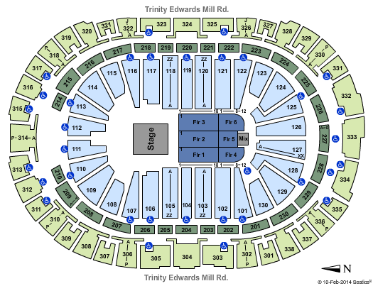 PNC Arena Katt Williams Seating Chart