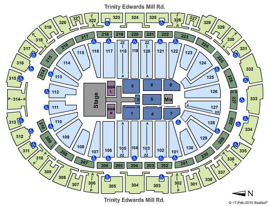PNC Arena Kenny Chesney Seating Chart