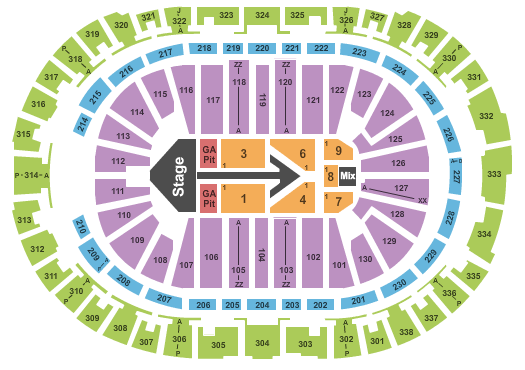 PNC Arena Maroon 5 Seating Chart