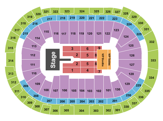 Lenovo Center Mary J. Blige Seating Chart