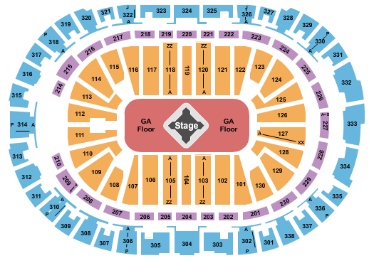 PNC Arena Metallica Seating Chart
