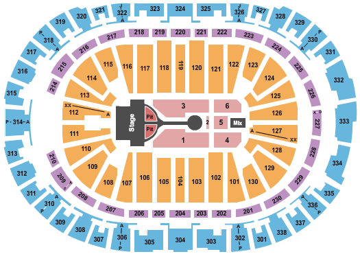 PNC Arena Michael Buble Seating Chart