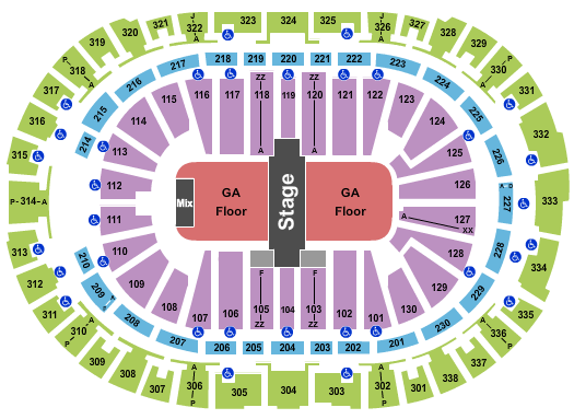 PNC Arena Mumford and Sons Seating Chart