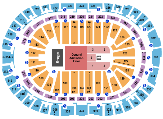PNC Arena My Chemical Romance Seating Chart