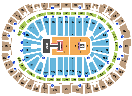 PNC Arena seating chart event tickets center