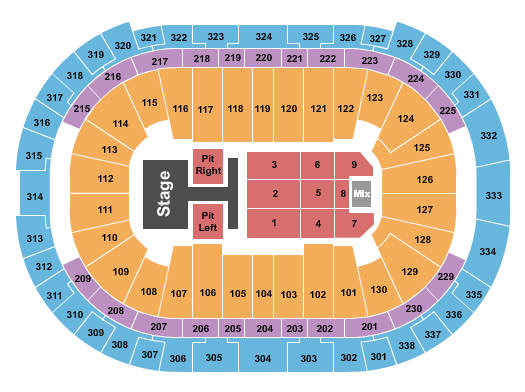 PNC Arena Old Dominion Seating Chart