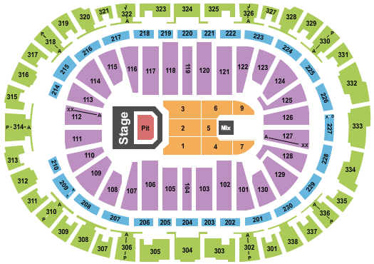 PNC Arena Panic! At The Disco 2 Seating Chart
