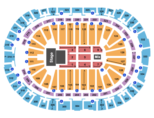 PNC Arena Panic at the Disco Seating Chart