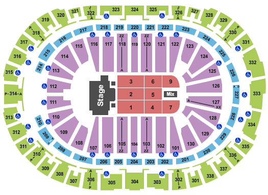 PNC Arena Paul McCartney Seating Chart