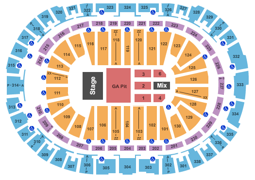 PNC Arena Pearl Jam Seating Chart